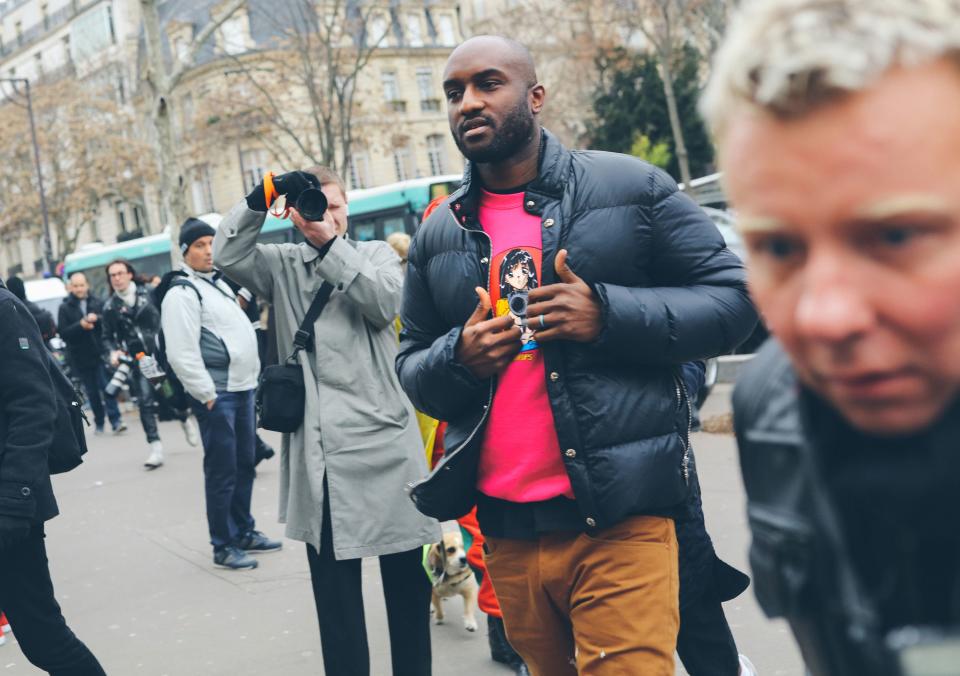 Virgil Abloh in a Hookups top