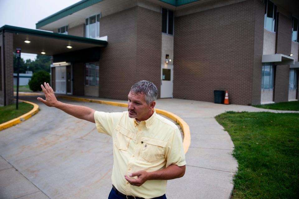 Lakeview City Manager Darin Dood talks about the need for accessibility to affordable health care within the community after the announcement of the closure of the Kelsey Hospital. Residents will now have to travel a half-hour to Greenville for emergency care.