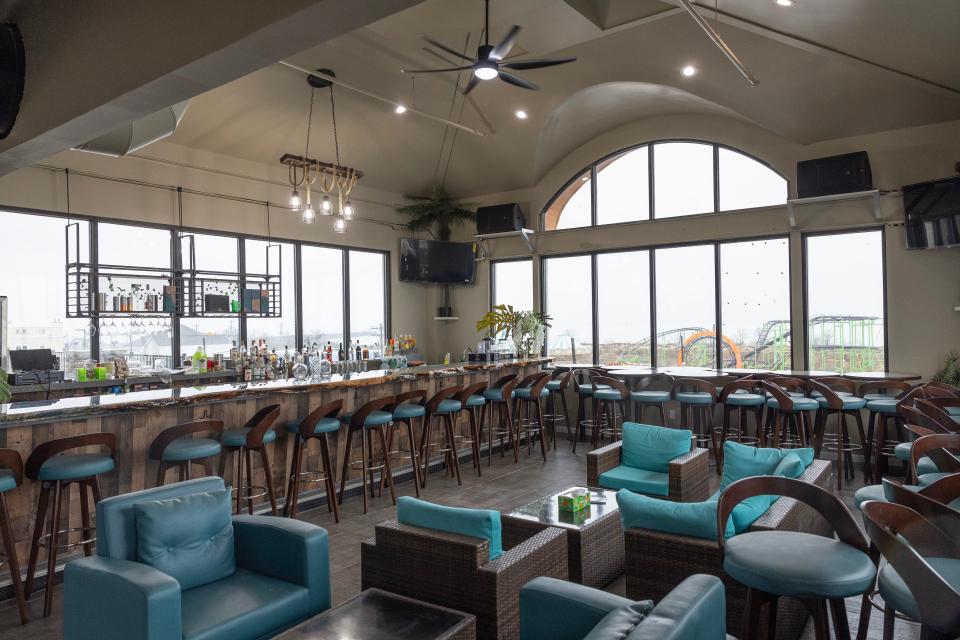 The third-floor bar at The Beach Gallery in Keansburg. The space is currently under construction but is set to open in late April.