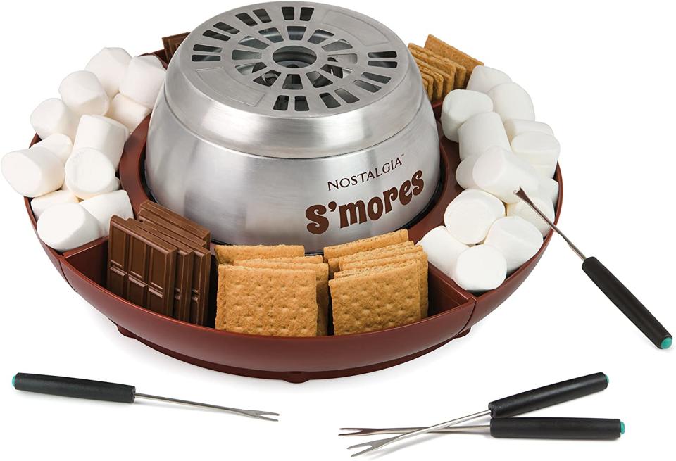 Nostalgia Stainless Steel S’mores Maker (Photo via Amazon)