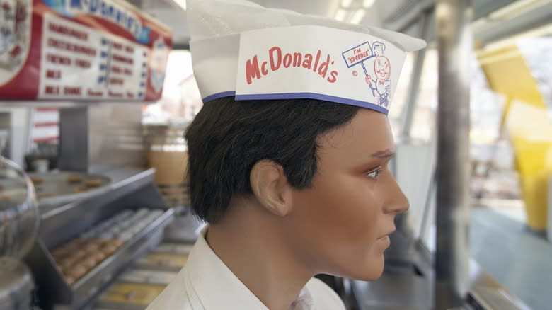 mannequin worker at McDonald's museum