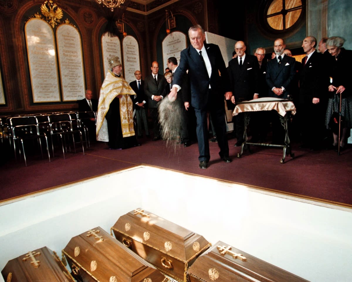 Tsar Nicholas II exhumed