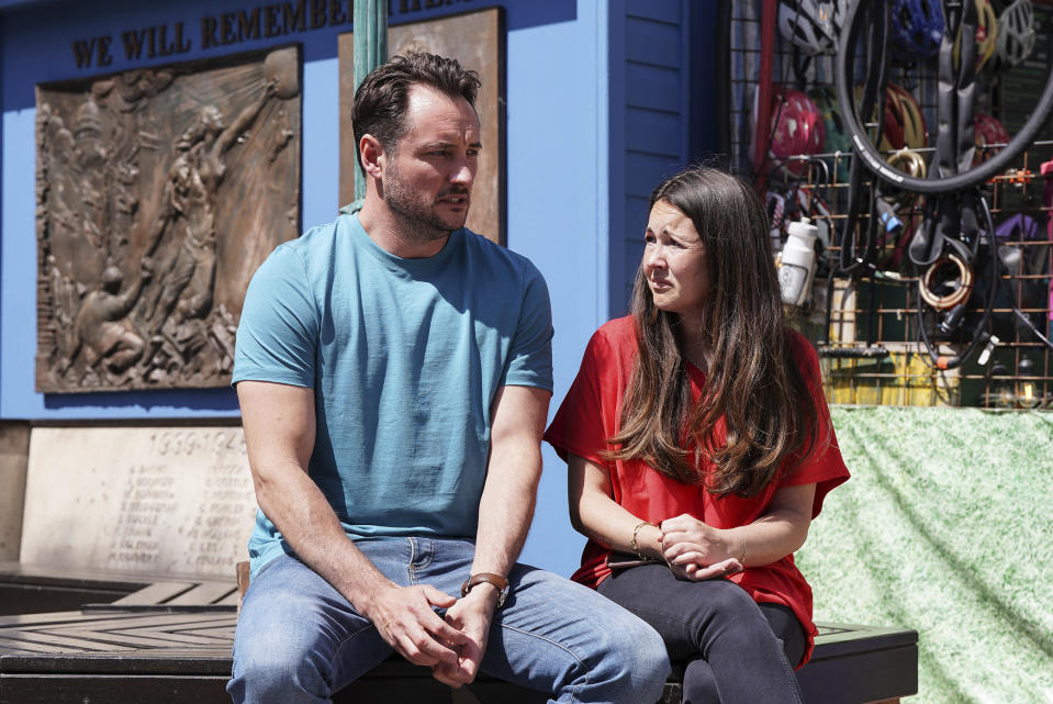 EastEnders,19-07-2023,6739,Martin Fowler (JAMES BYE);Stacey Slater (LACEY TURNER),***EMBARGOED TILL TUESDAY 18TH JULY 2023***, BBC, Jack Barnes/Kieron McCarron