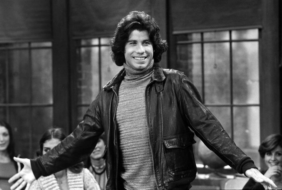 UNITED STATES - OCTOBER 21:  WELCOME BACK, KOTTER - "The Fight" - Season Two - 10/21/76, Vinnie's (John Travolta) refusal to do Freddie's homework caused dissension with the Sweathogs.,  (Photo by Walt Disney Television via Getty Images Photo Archives/Walt Disney Television via Getty Images)