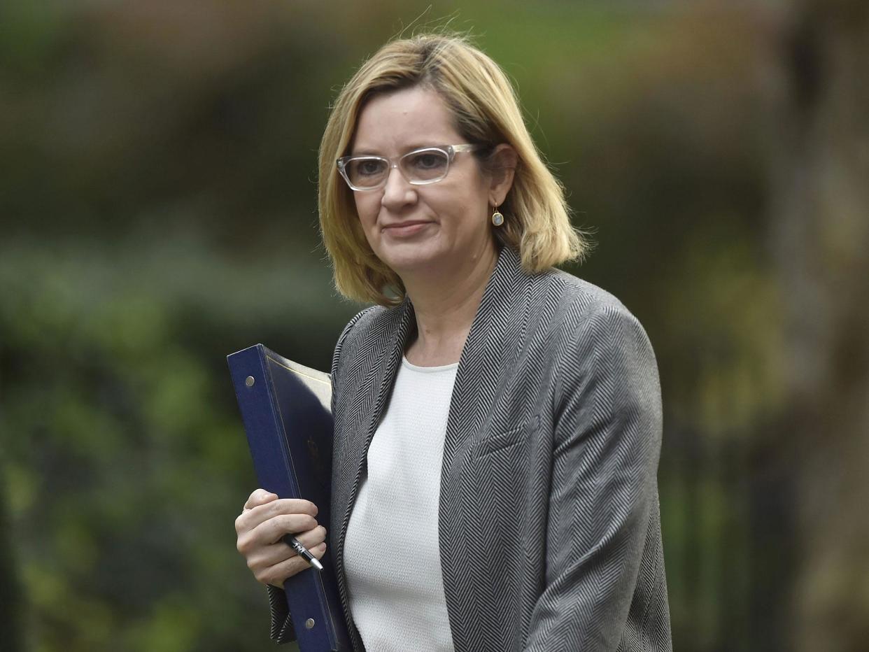 Amber Rudd says Britain could take its data away from the police and security cooperation organisation unless there is a deal: Reuters