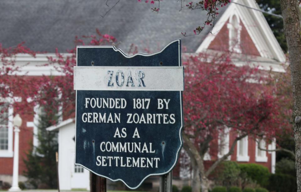 The Zoar Meeting House, which is now the Zoar United Church of Christ.