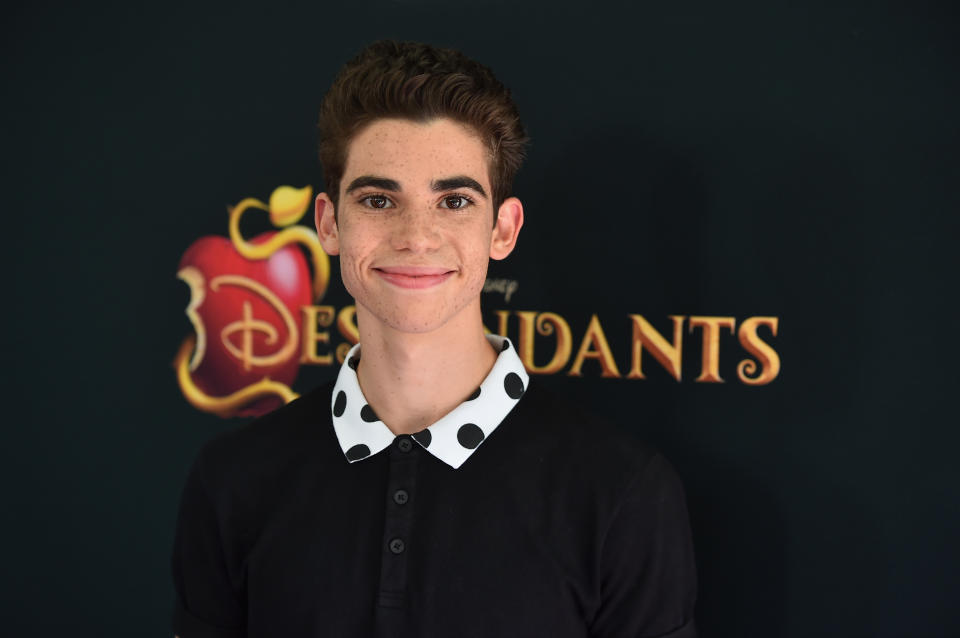 BURBANK, CA - JULY 24:  Actor Cameron Boyce attends the premiere of Disney Channel's "Descendants"  at Walt Disney Studios on July 24, 2015 in Burbank, California.  (Photo by Alberto E. Rodriguez/Getty Images)