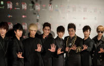 Super Junior at MAMA Awards were the Men in Black