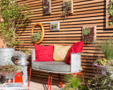 <p> A sunny seating area is the ideal site for plenty of succulents, so make them part of your patio gardening ideas. Tap into your creative side by filling frames in fun and unique ways and attaching them to a wall or garden fence. Then, to add to the cohesion of your planting, use succulents to underplant your other container displays.&#xA0; </p> <p> They make a good pairing with ornamental grasses, which are also low maintenance growers. Though needing little watering, succulents planted in containers will need moisture more frequently than those in our beds and borders. So keep an eye on the health of your plants and if the leaves start to look shrivelled make sure you up your watering. </p> <p> Succulents have a contemporary feel so consider reflecting this aesthetic when choosing garden furniture for your scheme.&#xA0; </p>