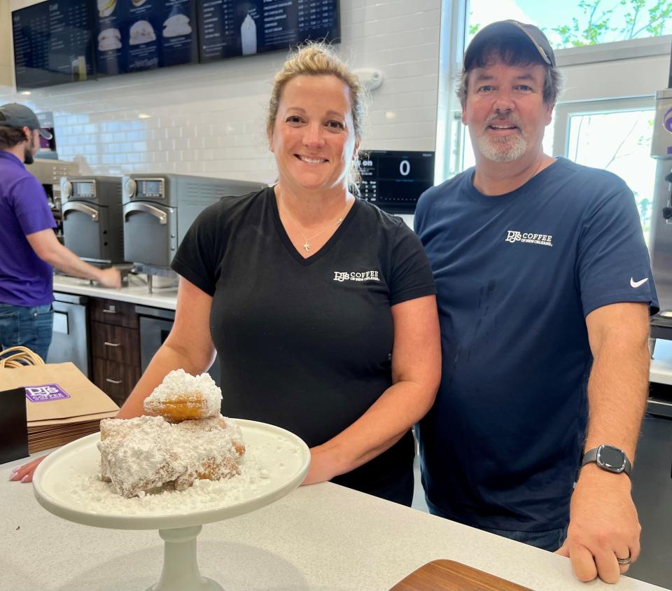 Susan Wright and Mike Herren own PJ's Coffee in Cape Coral.