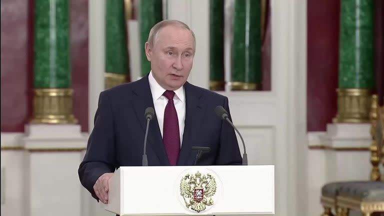 El presidente ruso Vladimir Putin