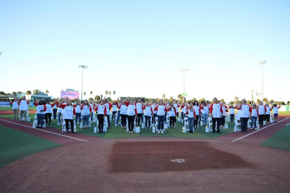 The FUTURES Foundation celebrated Teacher of the Year nominees Oct. 18, 2023, at Jackie Robinson Ballpark in Daytona Beach.