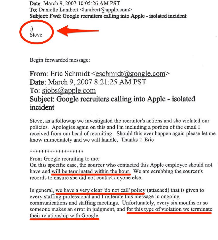 Steve jobs smiley face email