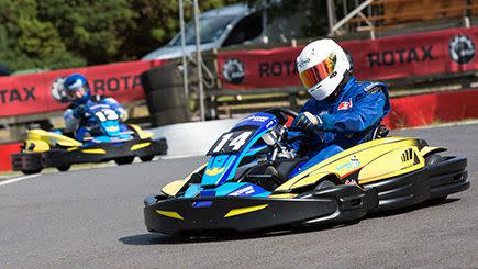 Let them blow off some steam with this outdoor karting session.