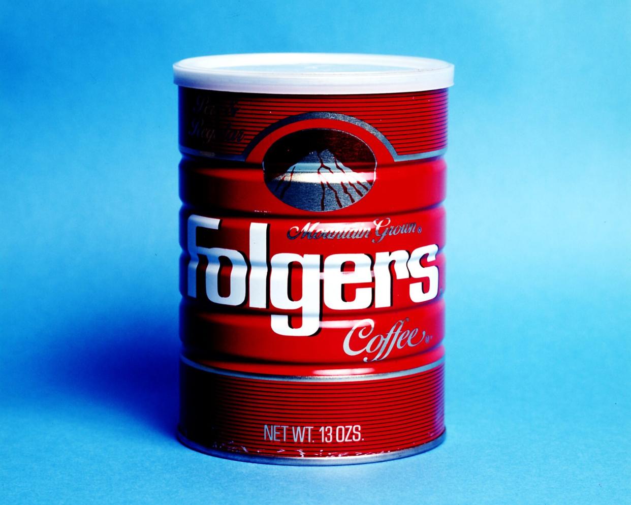 Folgers coffee can