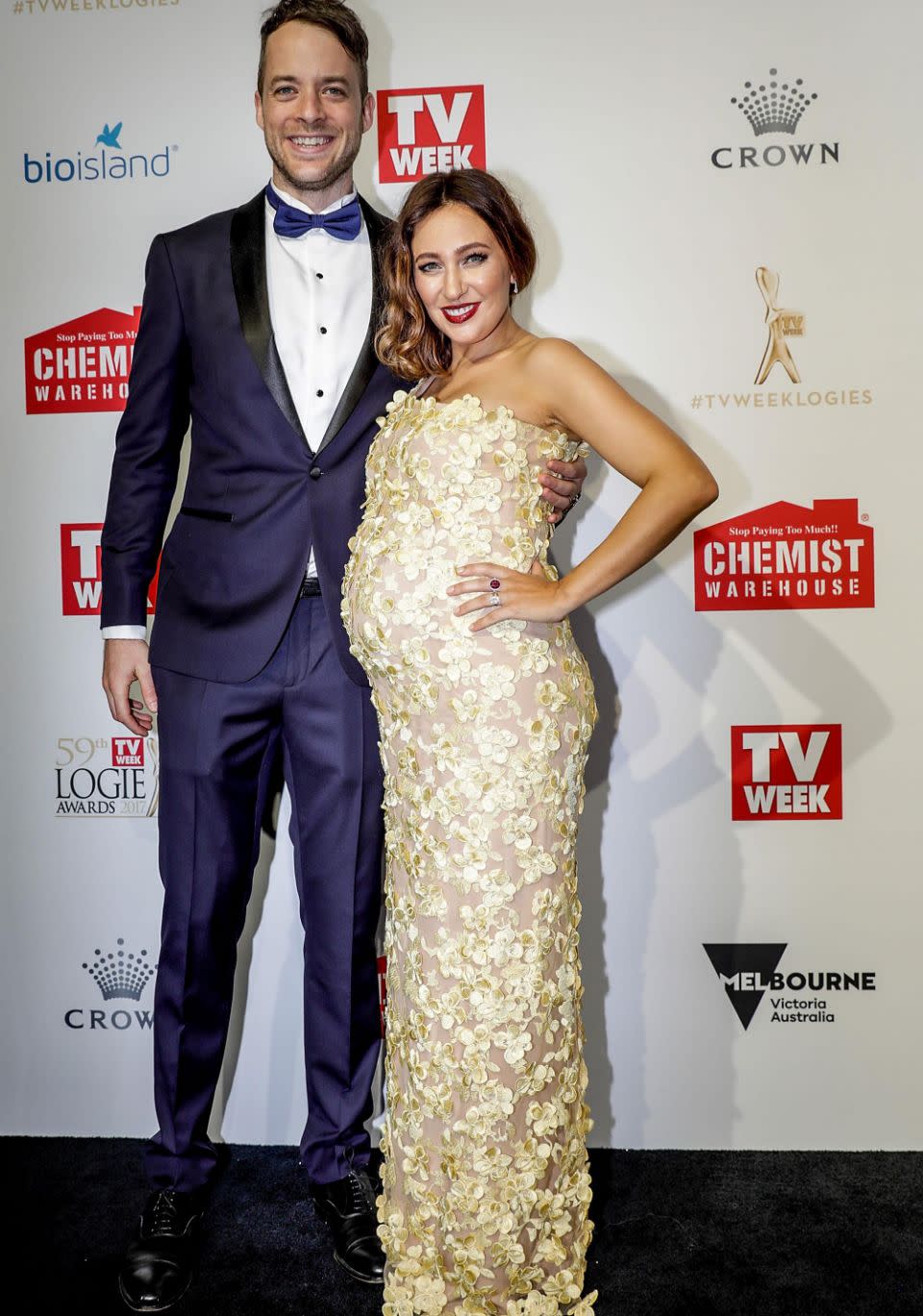 Hamish Blake and Zoe Foster are now proud parents to two children - the pair pictured at the 2017 Logie Awards in April. Source: Getty