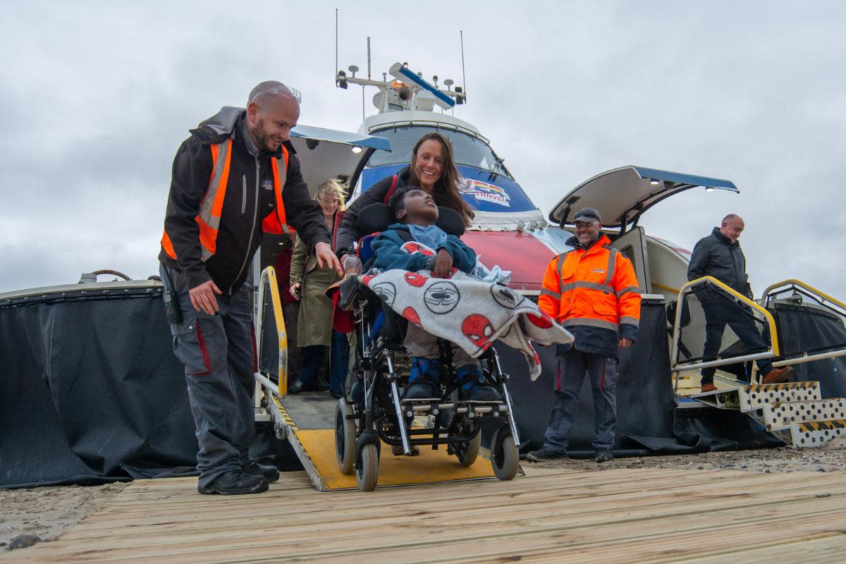 Ryde Accessible Beach new boardwalk demonstration <i>(Image: Supplied)</i>