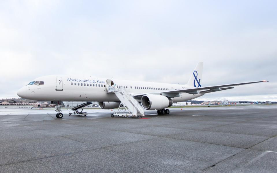 Abercrombie & Kent offers private jet tours with Boeing 757s