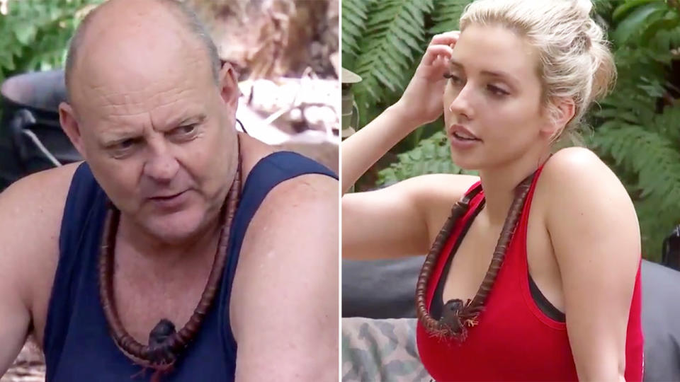 Billy Brownless, pictured here making controversial comments on 'I'm a Celeb'.