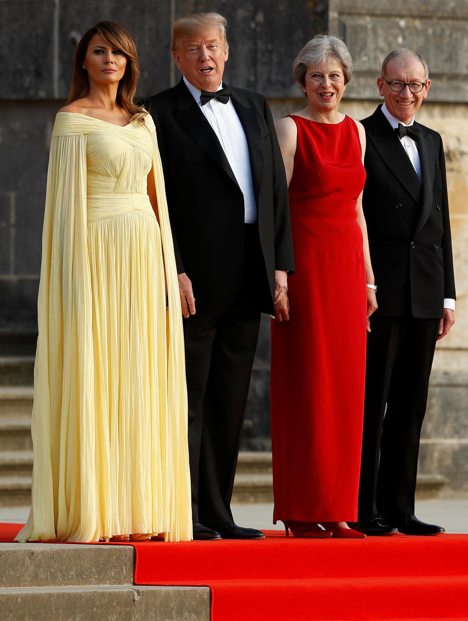 (FOTOS) El vestido de Melania Trump que recuerda a "La Bella y la Bestia" de Disney