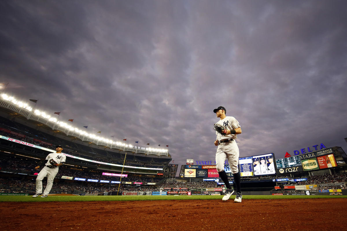 Angels' Andrew Velazquez, Tyler Wade return to Yankee Stadium