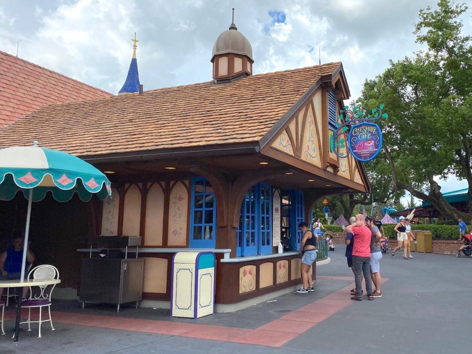 The Cheshire Café at Disney World's Magic Kingdom.