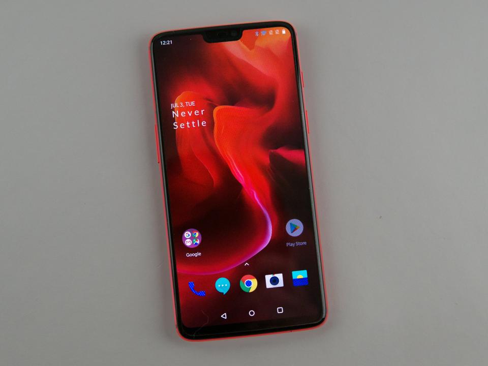 red oneplus 6 jpg