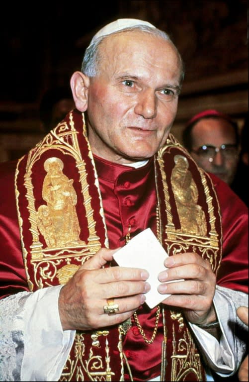 Polish cardinal Karol Wojtyla, elected pope by 111 cardinals, becomes John Paul II on October 16, 1978, at the Vatican