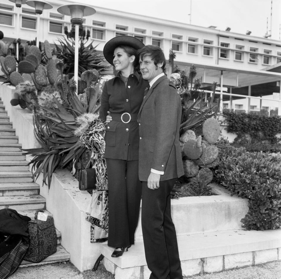 1969: Roger Moore and Luisa Mattioli