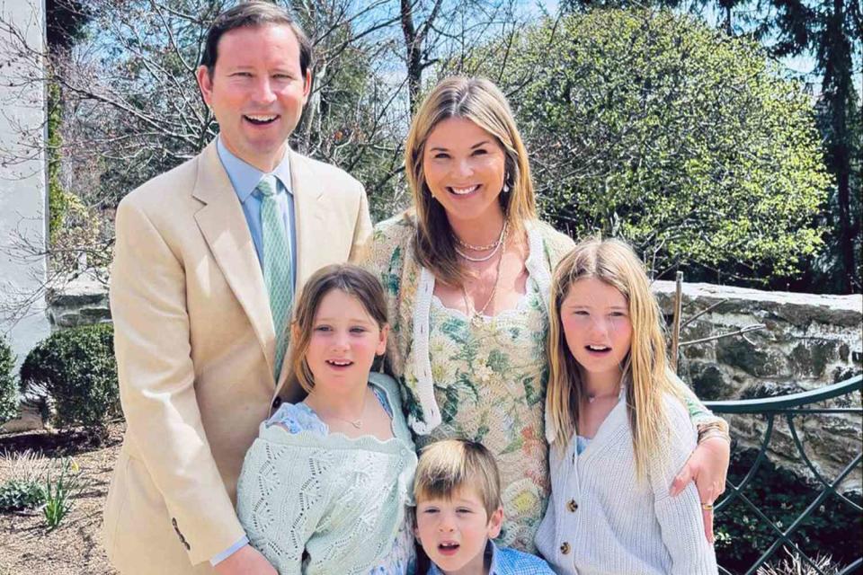 <p>Jenna Bush Hager/Instagram</p> Jenna Bush Hager and her family of five