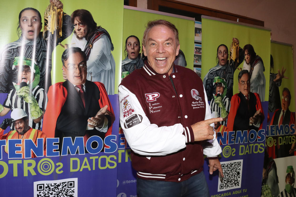 Marcos Valdés en la alfombra roja de la obra de teatro 'Tenemos otros datos'. (Photo by Adrián Monroy/Medios y Media/Getty Images)