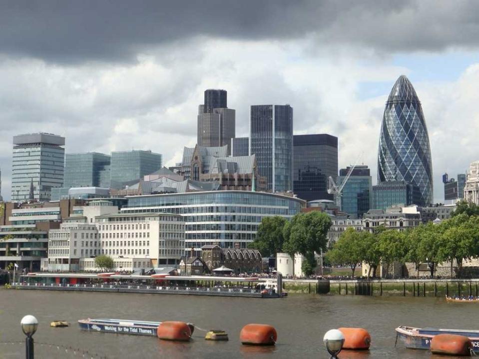 london gherkin skyline city of london