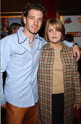 JC Chasez and Beth Flanigan at the New York premiere of On The Line