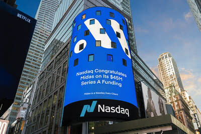 Midas Nasdaq Congratulation