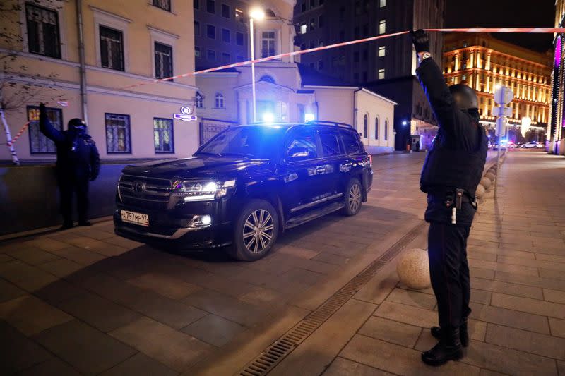 Shooting incident near the Federal Security Service (FSB) building in Moscow