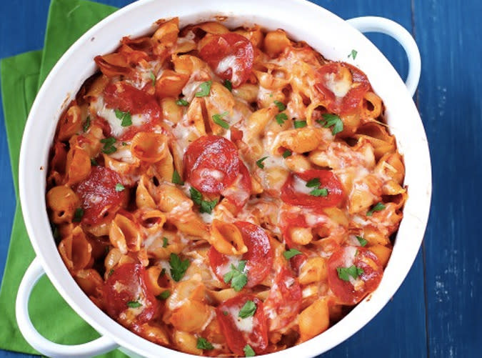 Pepperoni Pasta Bake