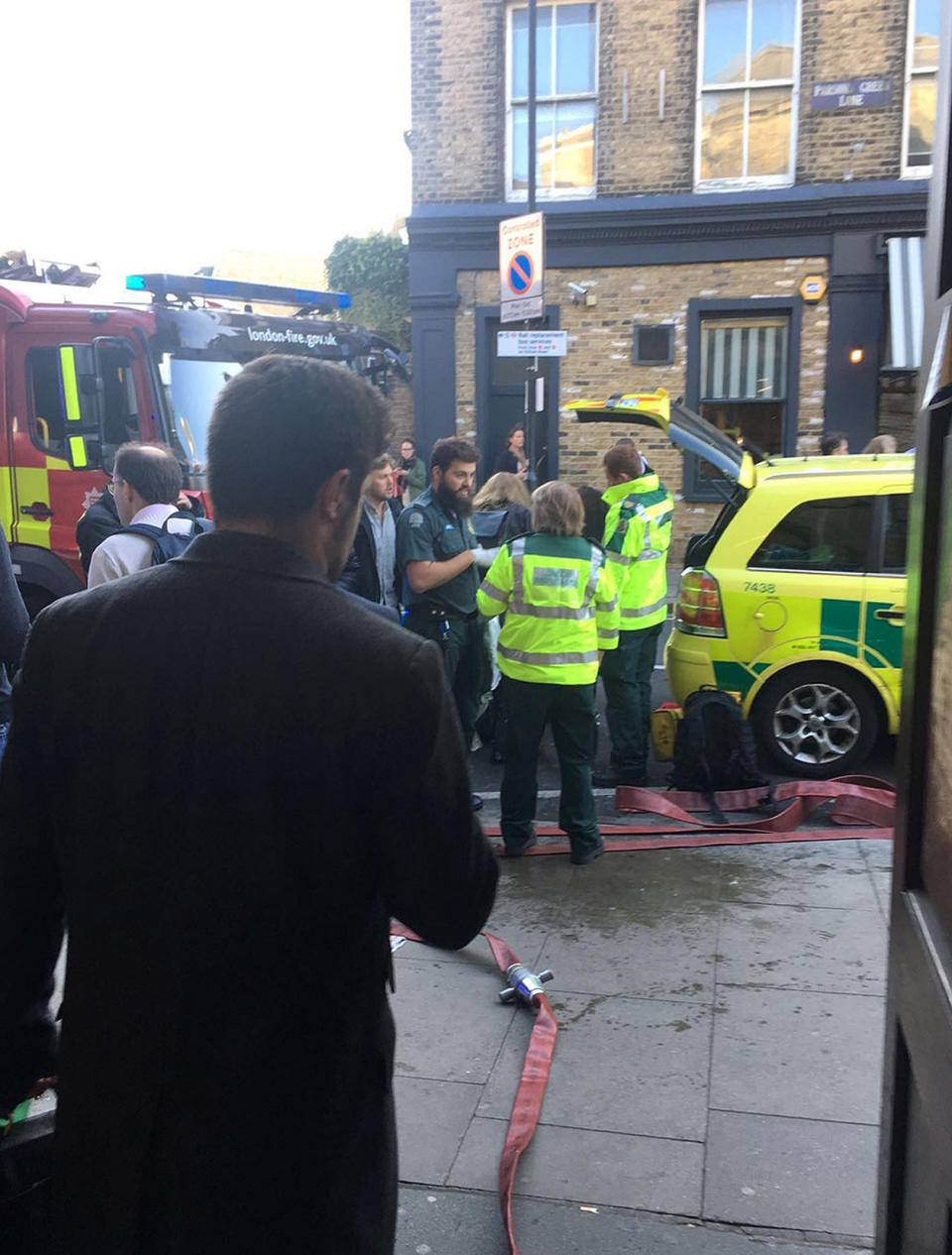 Parsons Green explosion: Medics arrive at the scene