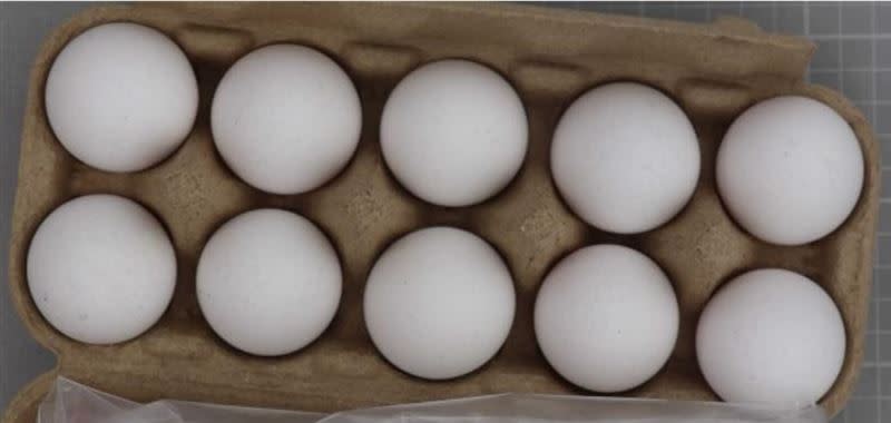 來自土耳其的5批雞蛋，被驗出含動物用藥「硝基呋喃代謝物」（圖／食藥署提供）
