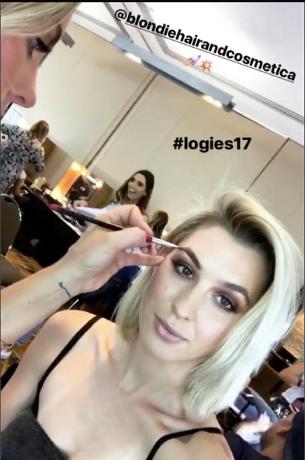 <p>Alex looked flawless during her glam time.</p>