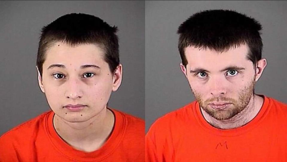 Gypsy Rose Blanchard (left) and Nicholas Godejohn (right) after their arrests in 2015. / Credit: KOLR