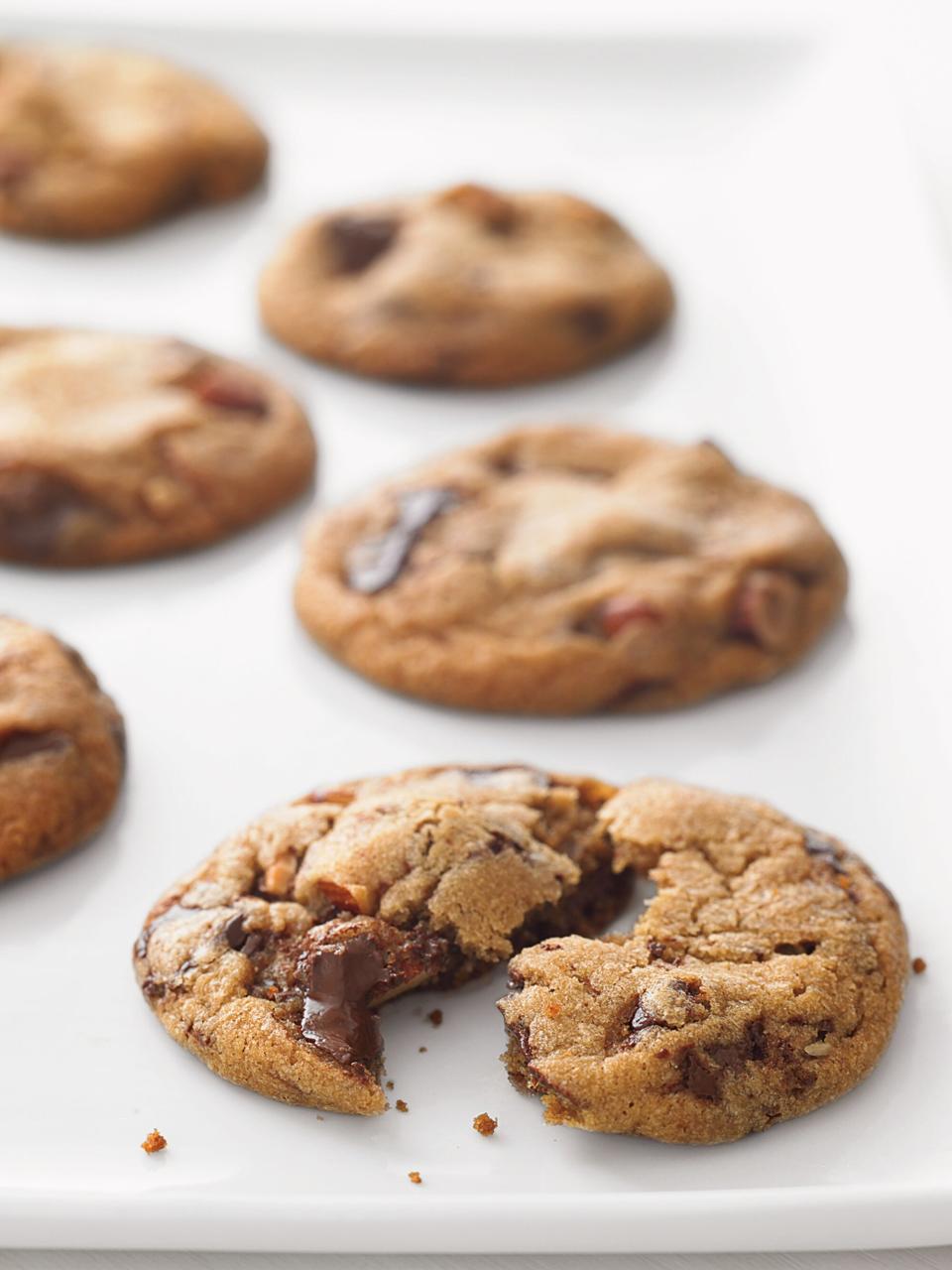 Chocolate Chunk and Almond Cookies