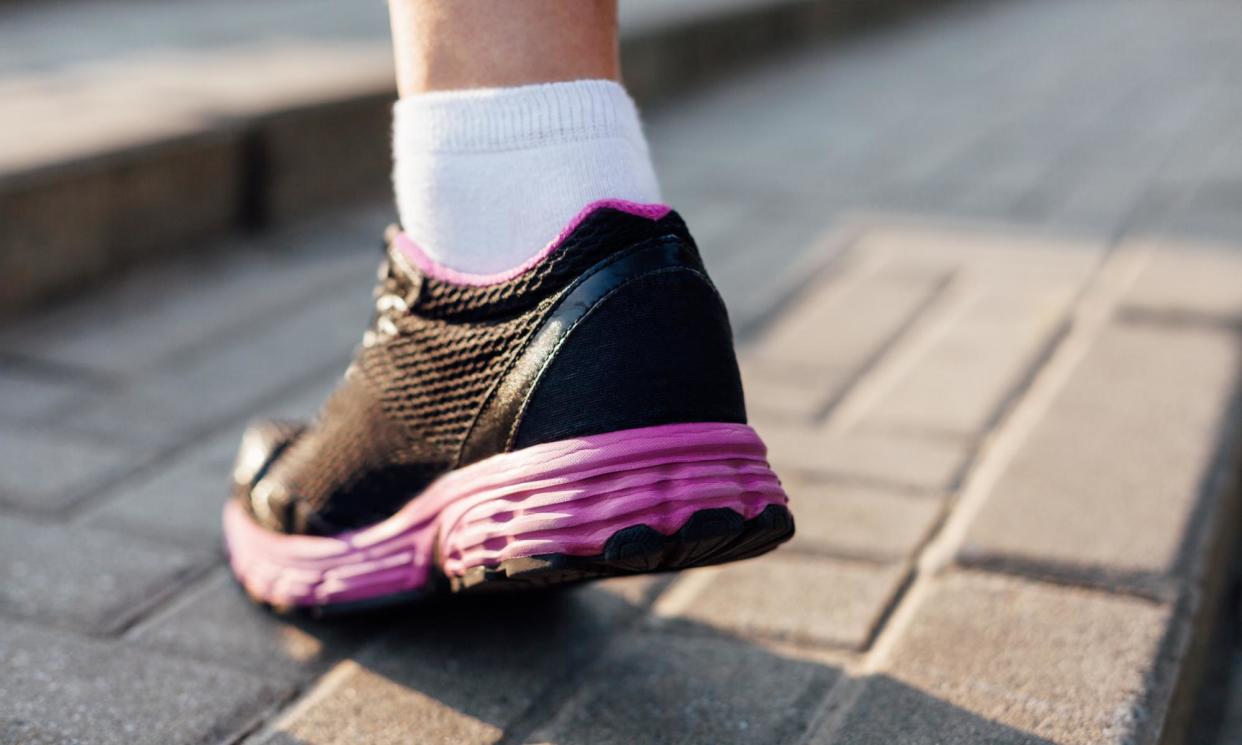 <span>‘Millennial socks’ that stop at the ankle are a sign of your (old) age.</span><span>Photograph: Kikovic/Getty Images/iStockphoto</span>