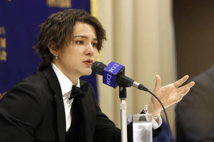 Kauan Okamoto previously held a press conference to accuse Johnny Kitagawa of sexual abuse