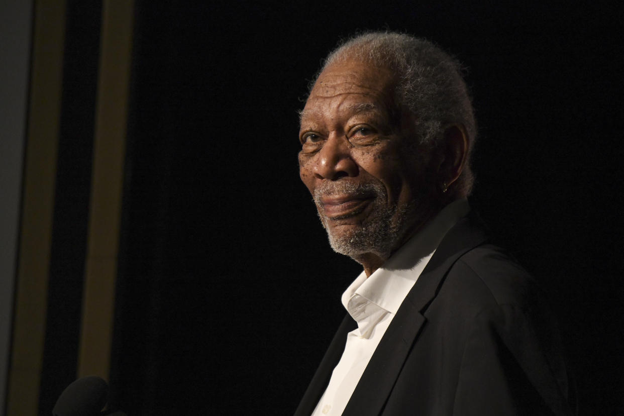 Morgan Freeman discussed race in a new interview. (Photo: Michael Kovac/Getty Images for AFI)