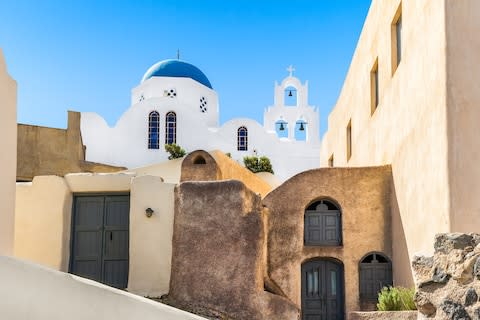 Pyrgos, the island’s best-preserved village - Credit: getty