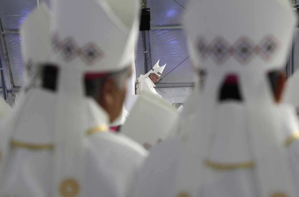 FOTOS: El Papa y su primer gran evento de masas en Colombia