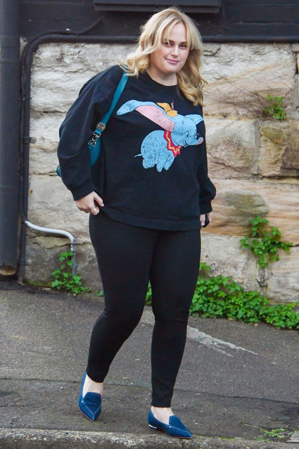 <p>Rebel Wilson shows off her fresh blowout as she leaves a salon in Sydney, Australia.</p>