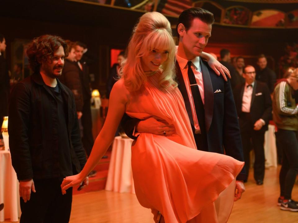 Un baile nuevo: Edgar Wright, Anya Taylor-Joy y Matt Smith en el set de 'Last Night in Soho' (Focus Features)