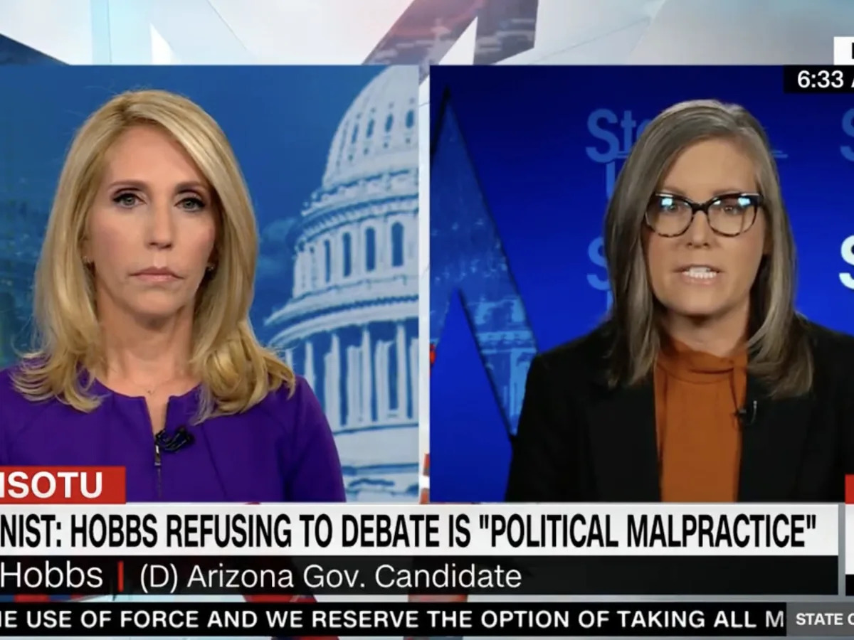 Arizona gubernatorial candidate Katie Hobbs defends her refusal to debate Trump-..