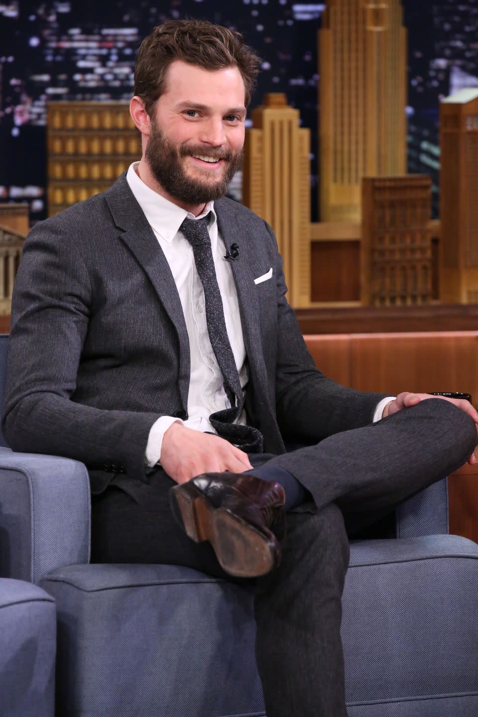 Dornan lacked "whip skills" before the film and compares it to "fly fishing."